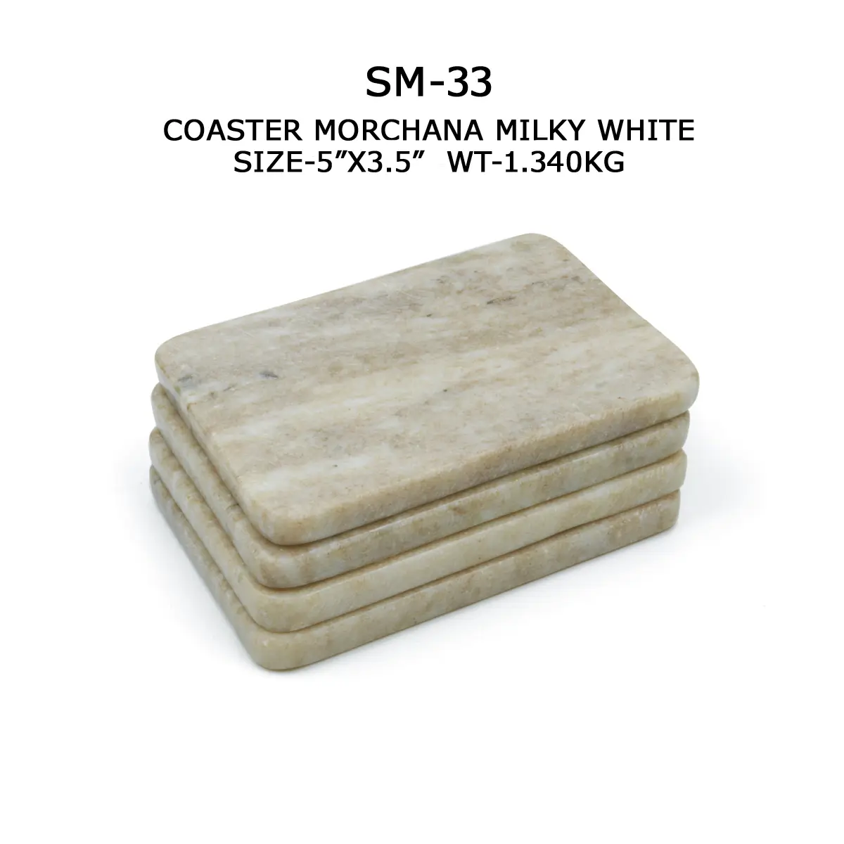 COASTER MORCHANA MILKY WHITE